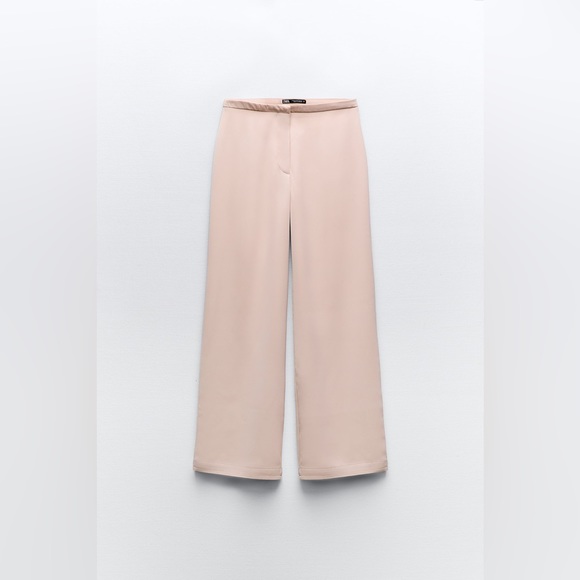 Zara Full Length‎ Satin Pants - Picture 9 of 14